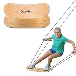 The Swurfer Standup Surfing Swing is a perfect outdoor activity for any kid!