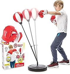 The Whoobli Punching Bag helps active kids get out their energy in a safe, fun way.
