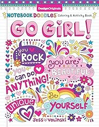 Notebook Doodles Go Girl!: Empowering Art Activities for Tweens