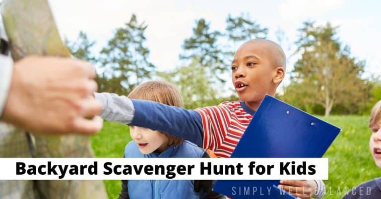 Free Printable Backyard Scavenger Hunt for Kids