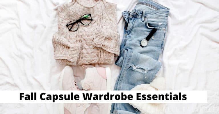Fall Capsule Wardrobe Essentials