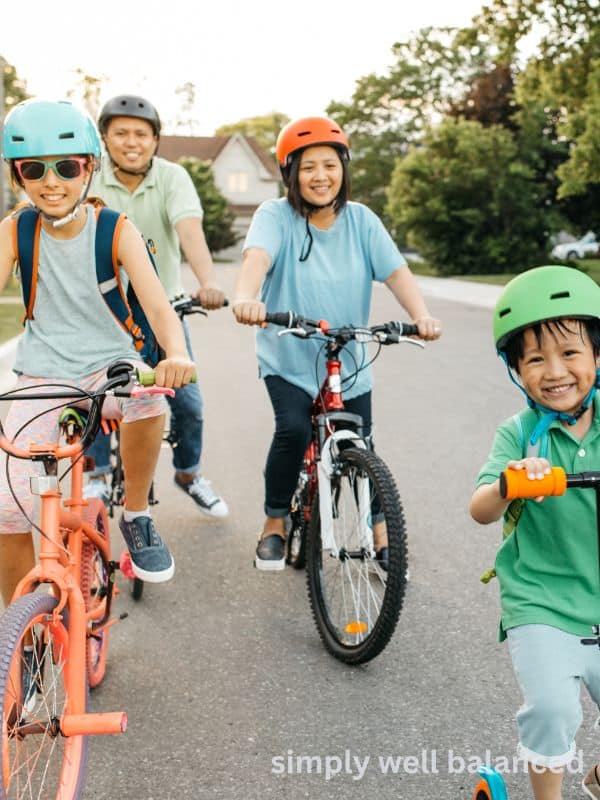 Free summer fun - family bike ride.