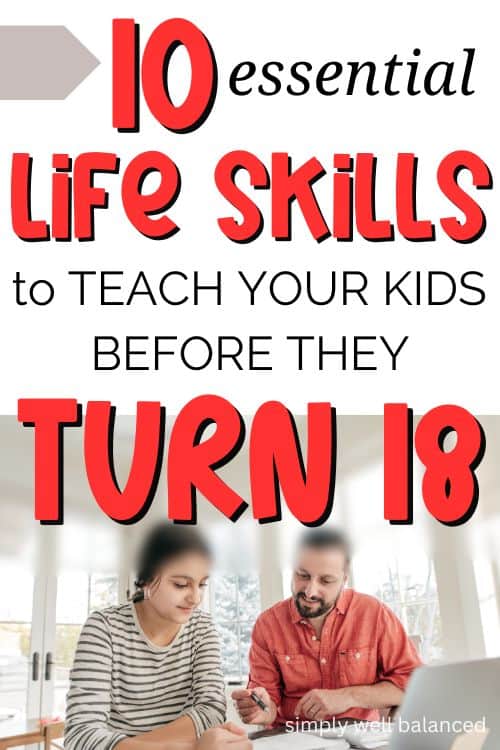 Father teaching his daughter about online safety on the laptop. 10 essential life skills for kids and teens.