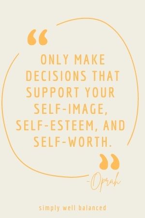 Oprah quote about decisions.