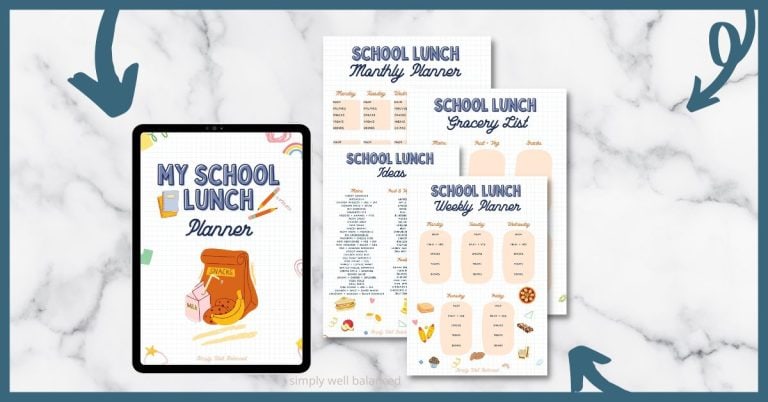 Free Printable School Lunch Planner (+ Easy Lunch Ideas List)