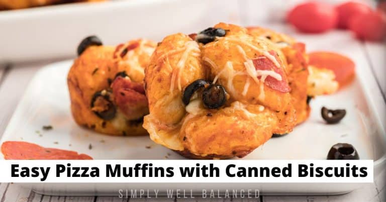 Easy Stuffed Crust Pepperoni Pizza Muffins 