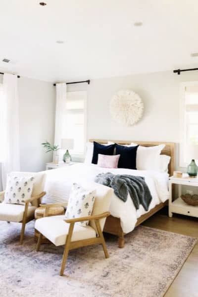 Cozy Relaxed Minimalist Master Bedroom