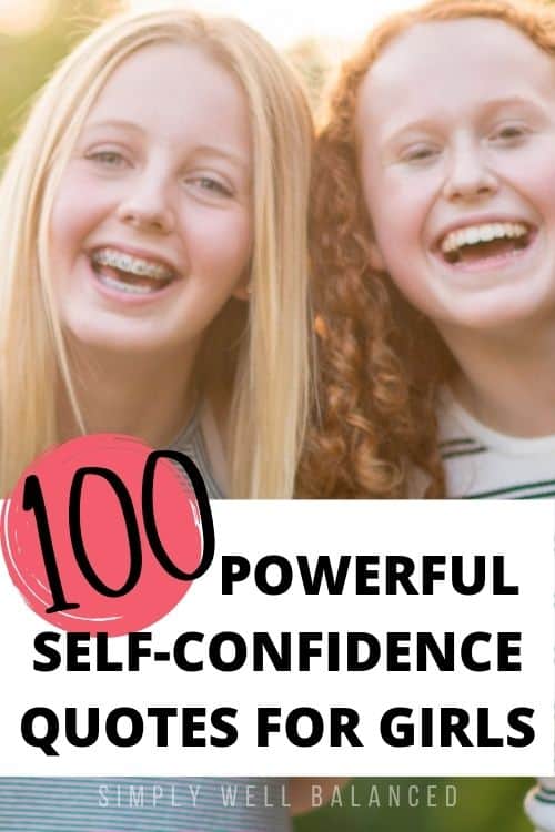 Two confident girls smiling and laughing.