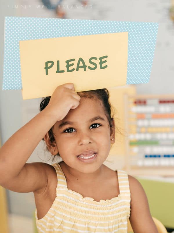 How to raise a grateful child; Teaching good manners. 