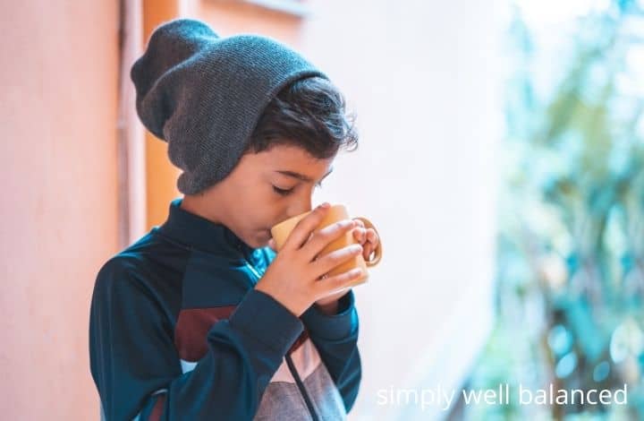 Ways for kids to relax: drink tea