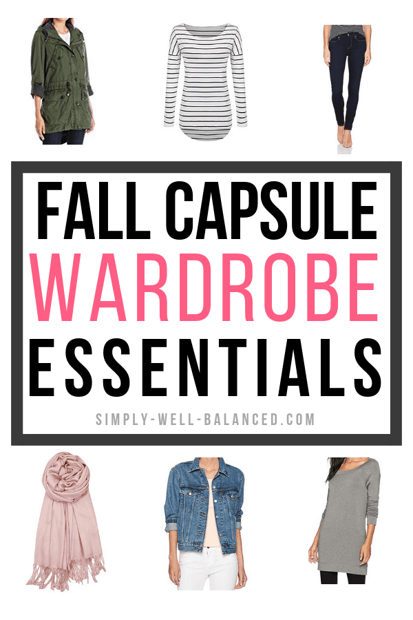 Fall Capsule Wardrobe Essentials: How to build a simple capsule wardrobe with some essential pieces like denim, jackets, scarves, and more.